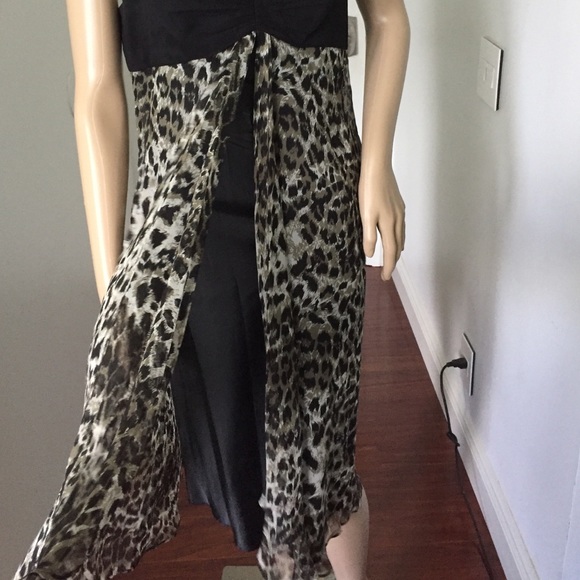 TAHARI chiffon dress - Picture 2 of 4