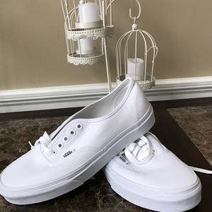 Brand new white vans