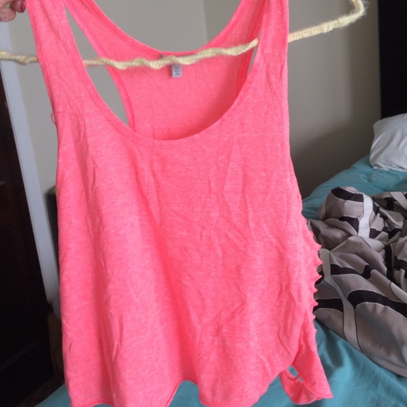 Crop top with slits
