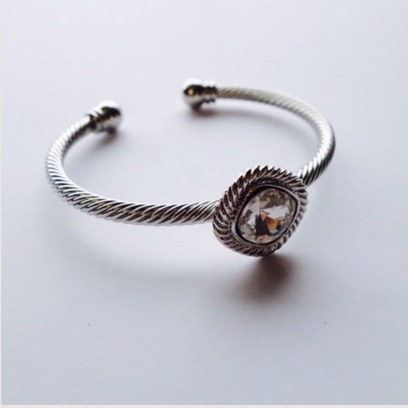T&J Crystal Cable Cuff - Picture 2 of 3