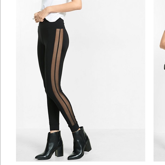 Express Pants - NWOT High Waisted Mesh Legging