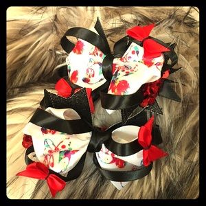 Fabulous Minnie mouse 4 inch layered bow