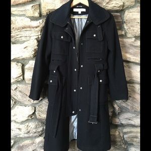 Wool black coat by Laundry Shelli Segal