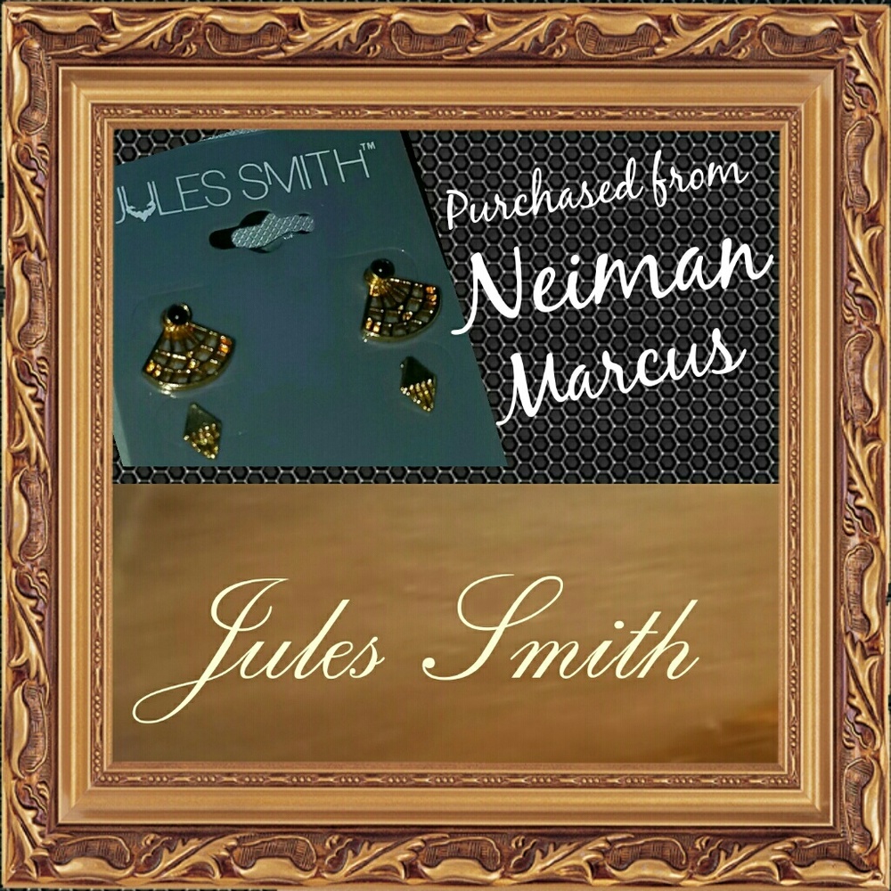 NWT Jules Smith Katerina Fan and Stud Earrings - Picture 2 of 2