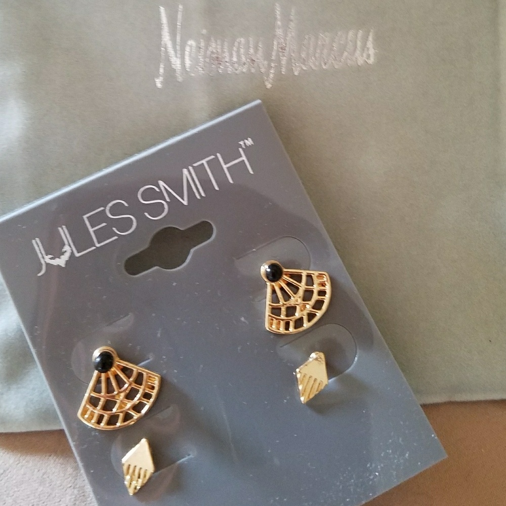 NWT Jules Smith Katerina Fan and Stud Earrings