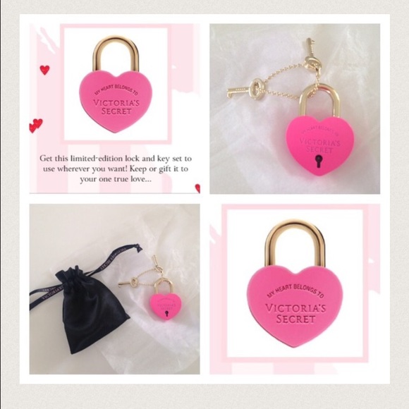 NEW! VS Limited Edition Heart Lock & Key
