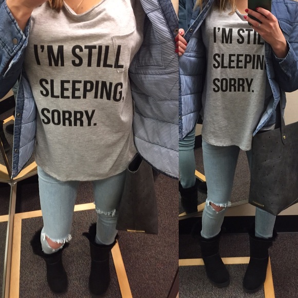 ‼️sold‼️Statement Sleep Tee