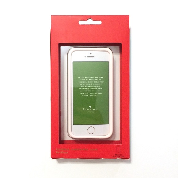 ✨ LAST ONE Kate Spade Gold iPhone SE 5 5S Case - Picture 2 of 3