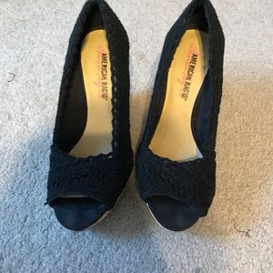 America Rag wedge shoe