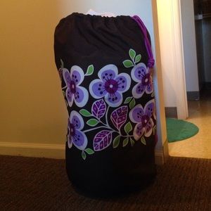 Vera Bradley Laundry Bag in Plum Petals