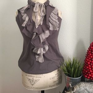 Anthropogenic unique tank top