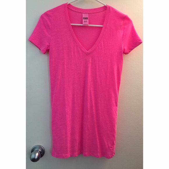NEW VS Hot Pink V Neck