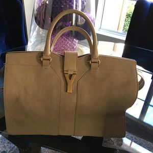 Saint Laurent Yves Large Cabas Chyc Tote Satchel