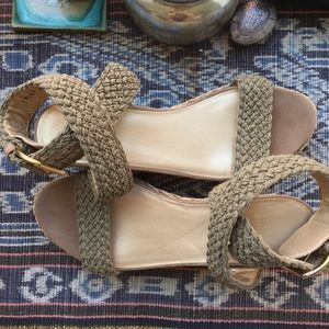 Stuart Weitzman crochet sandal