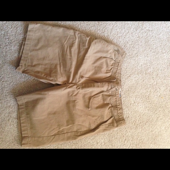 3 Men Large old navy shorts Khaki, gray, navy blue