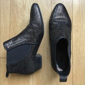 Comptoir des Cotonniers metallic booties