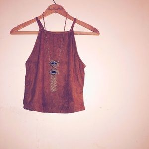 🌡 Faux Suede Top✨