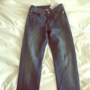 Levis high rise "wedgie" fit jeans