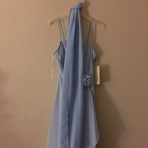 Blue prom dress