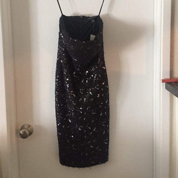Black sequins Banana Republic cocktail dress