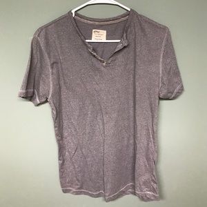 medium alpha beta gray shirt.