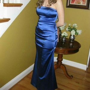 Nicole Miller Royal Blue Gown