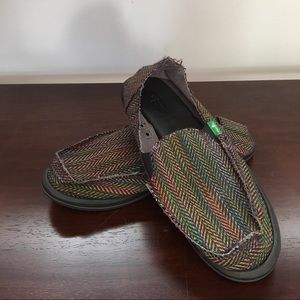 Sanuk women's multicolor flats