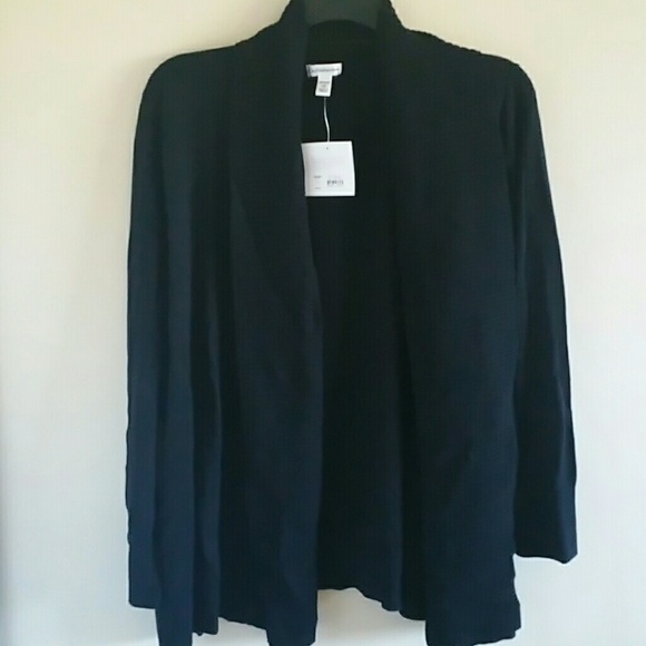 Croft & barrow Tie style  black cardigan