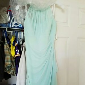 Brand New David's Bridal Mint Bridesmaid Dress