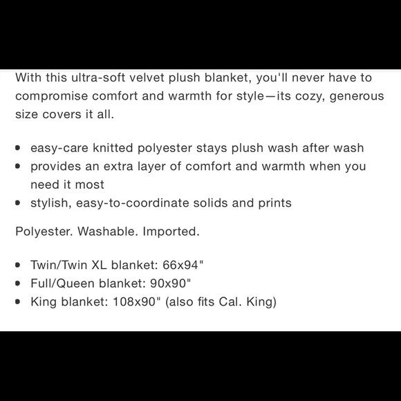 ๐ซSOLD in bundle New Throw blanket - Picture 3 of 3