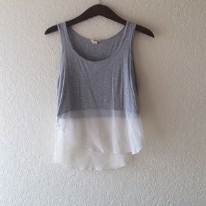 SUPER HIP TANK HALF COTTON/ HALF MESH SIZE LARGE