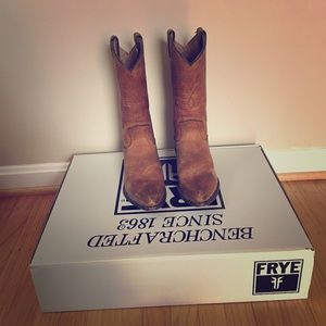 Frye Billy Pull On Boot Cognac Size 8
