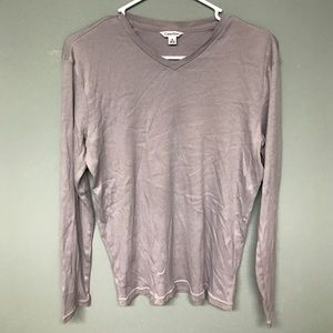 Medium gray Calvin Klein v-neck!