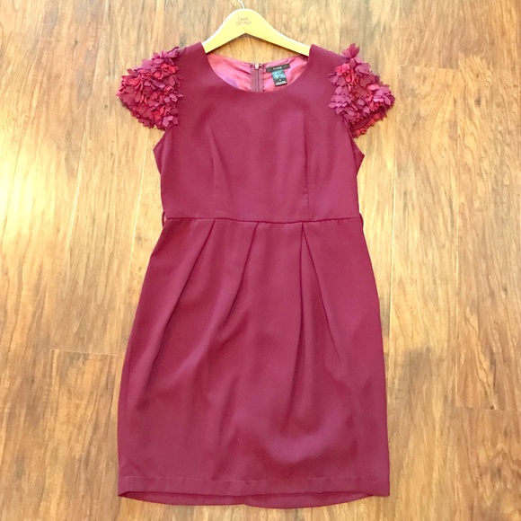 Red party dress