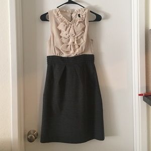 Gray and cream Max and Cleo dress