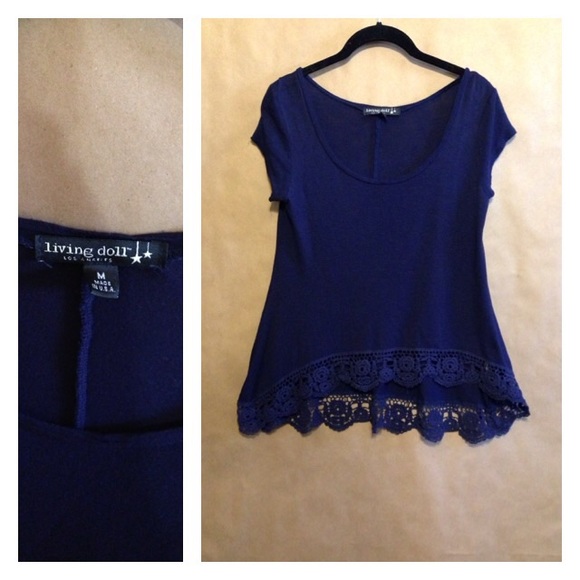 Navy blue shirt
