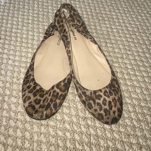 Mossimo leopard ballet flats