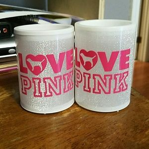 Merry Christmas! 2 Electronic Pink Candles!