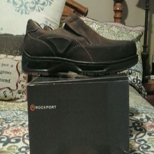 New rockport slip on shoes sz 10 xw