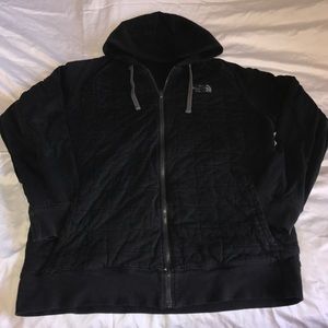 North face reversible hoodie