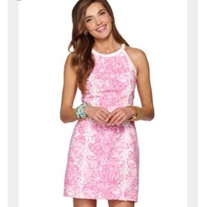 NWT Lilly Pulitzer Pearl Halter Shift Dress