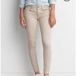 American Eagle khaki jeggings