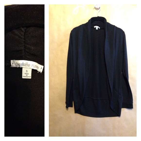 Black cardigan