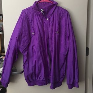 Purple vintage windbreaker