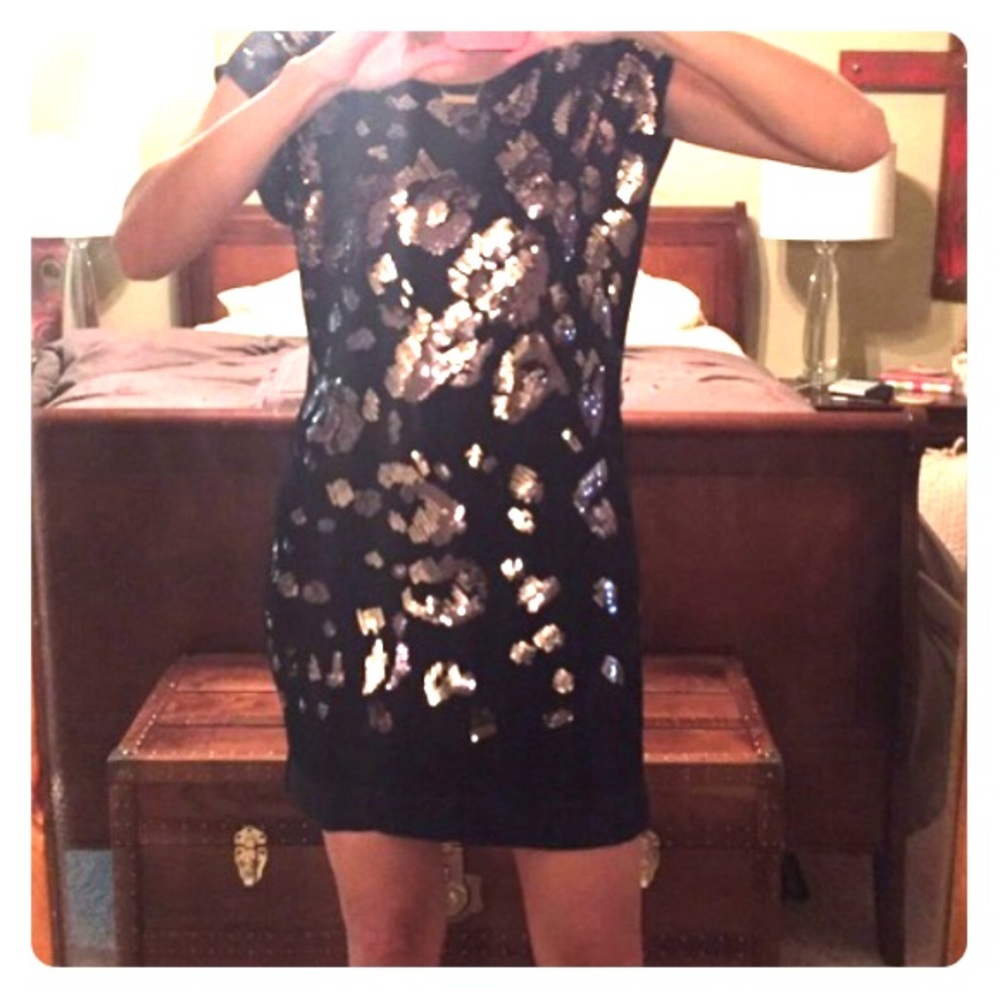 Halé Bob sequin slub t-shirt dress