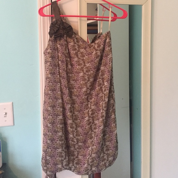 Boutique Dress with real Leather shoulder strap - Picture 1 of 4