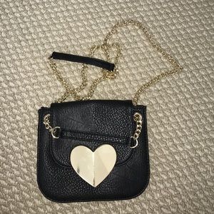 Small faux leather purse