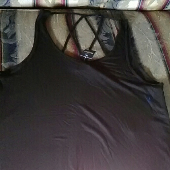 Black Hollister cute tank blouse