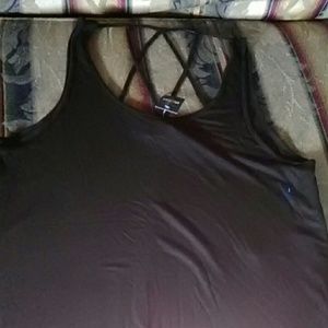 Black Hollister cute tank blouse