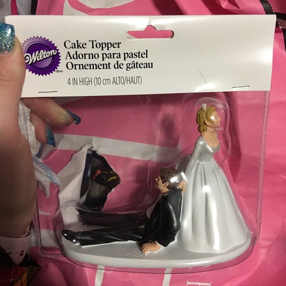 Brand new wedding cake topper